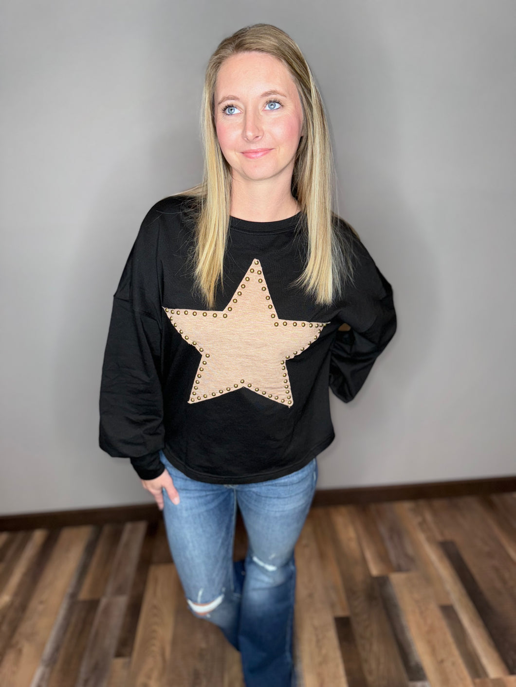 The Studded Star Top